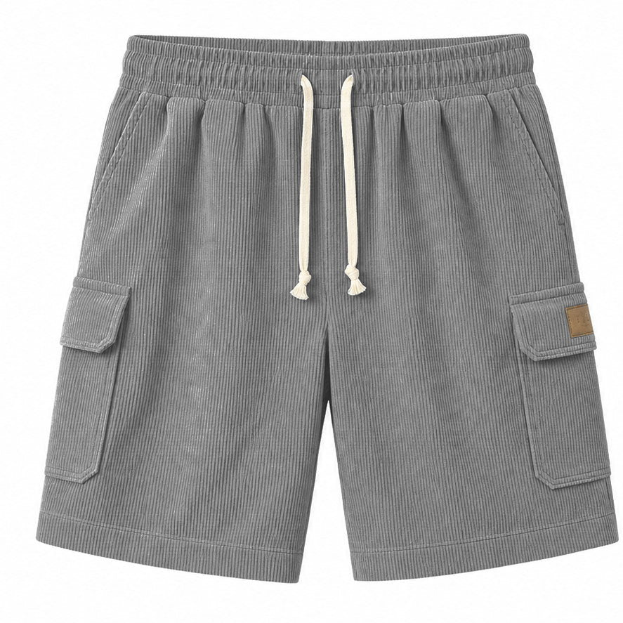 Big & Tall Corduroy Cargo Shorts Limited – Karleto