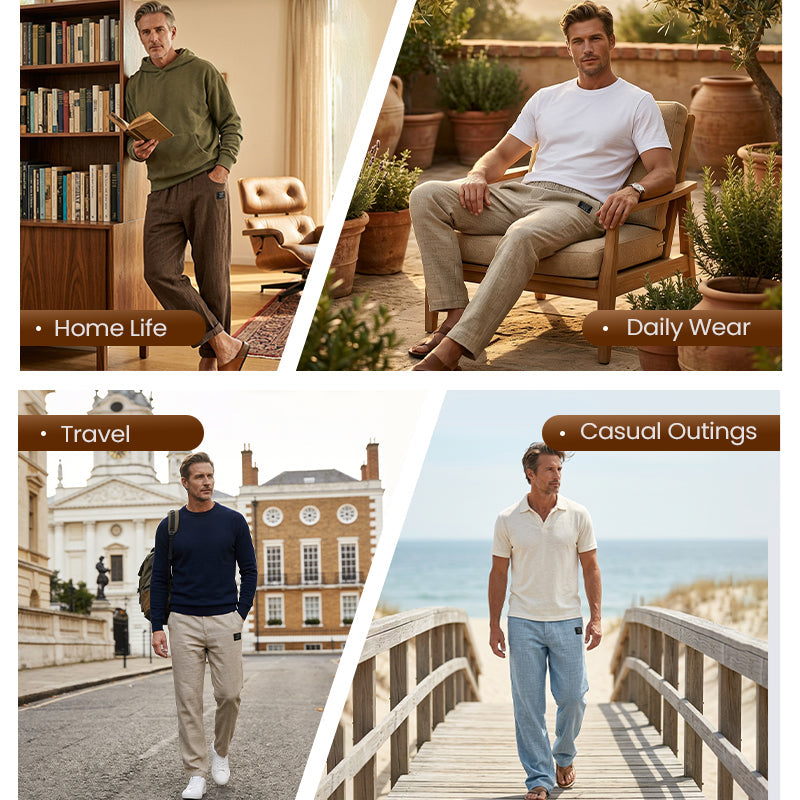 LAST DAY SALE 50% OFF!!Breathable Straight-Leg Trousers for Men