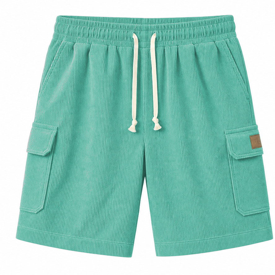 Big & Tall Corduroy Cargo Shorts Limited