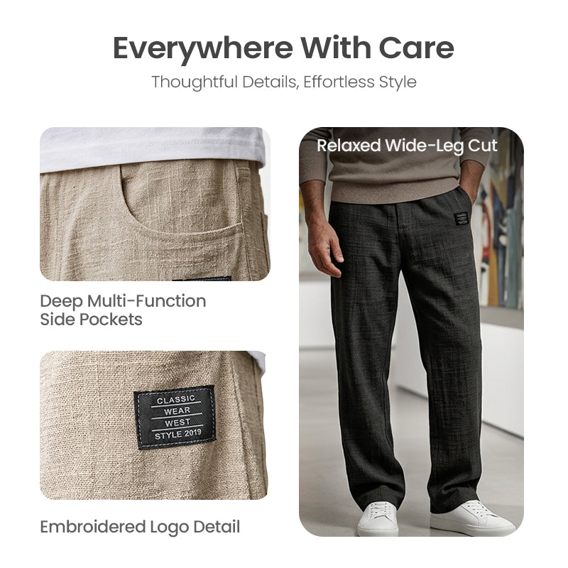 LAST DAY SALE 50% OFF!!Breathable Straight-Leg Trousers for Men