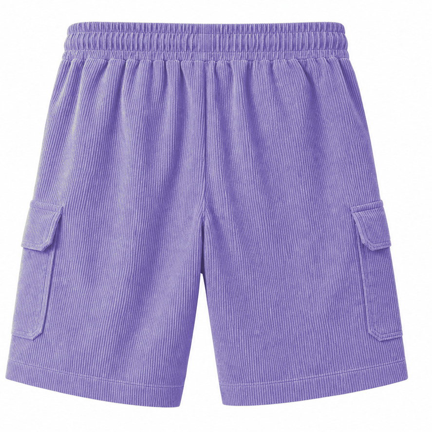 Big & Tall Corduroy Cargo Shorts Limited