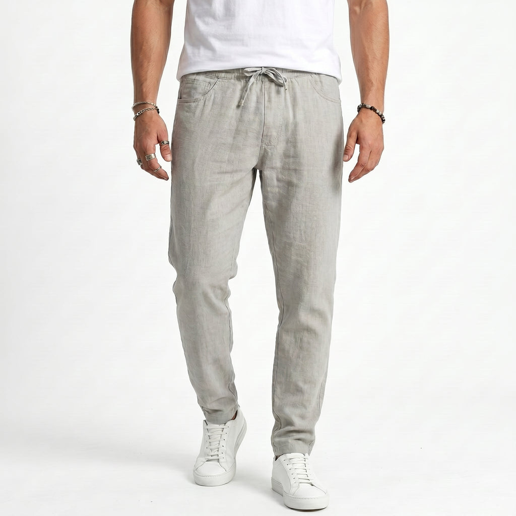 Coastal Linen Drawstring Pants