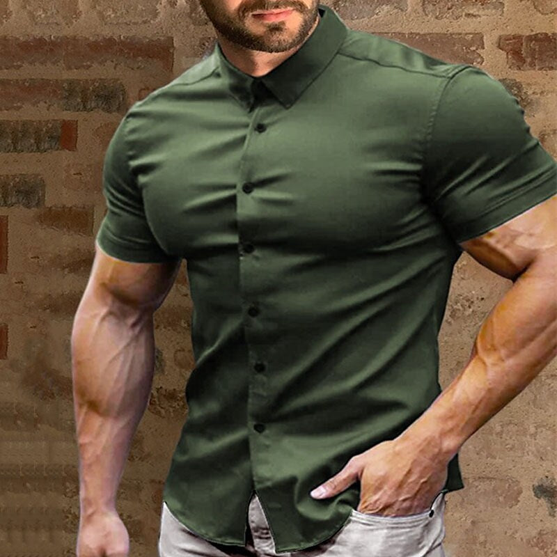 🏖️Summer cool-down deal: just $29.95! 😎🇬🇧  Men's Non-Iron Shirts – Wrinkle-Free, Comfortable All Day & Perfect for Business or Casual👔✨