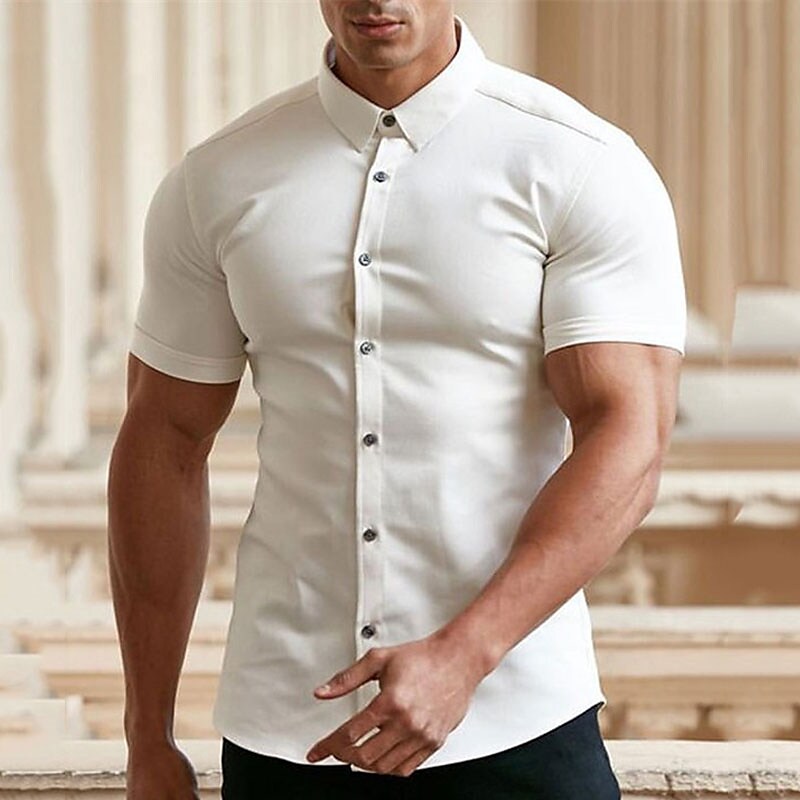 🏖️Summer cool-down deal: just $29.95! 😎🇬🇧  Men's Non-Iron Shirts – Wrinkle-Free, Comfortable All Day & Perfect for Business or Casual👔✨